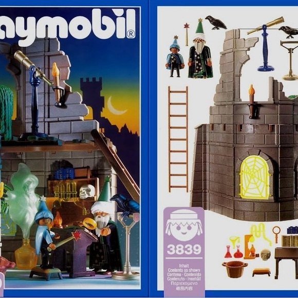 PLAYMOBIL 3839: Wizard’s Workshop Magic Castle - Vintage 100% Complete - Picture 14 of 14